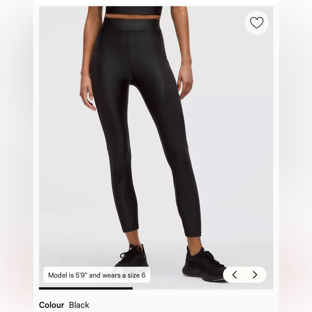 Lululemon Athletica Satin Shine Panelled Tight